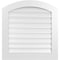 Ekena Millwork Arch Top Surface Mount PVC Gable Vent: Non-Functional, w/ 3-1/2"W x 1"P Standard Frame, 30"W x 30"H GVPAR30X3001SN - alternate 1